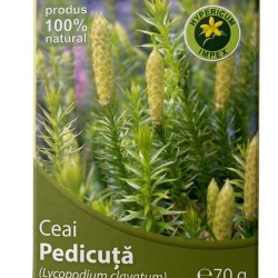 Ceai de Pedicuță Vrac (Lycopodium clavatum), Hypericum Impex, 100% Natural, 70 g
