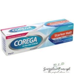 Crema adeziva Corega Strong pentru proteze dentare, 40g