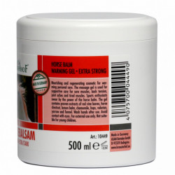 Gel Puterea Calului Extra Puternic Krauterhof, 500ml – Gel Reumatismal cu Efect de Încălzire Intensă – Calmează Durerile Musculare, Articulare și de Spate – Formulă cu Extracte de Plante și Camfor – Calitate Germană - Img 2