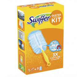 Pamatuf pentru curatarea prafului Swiffer Duster Kit 1 maner scurt + 3 rezerve