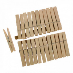 Set 24 carlige de rufe din lemn
