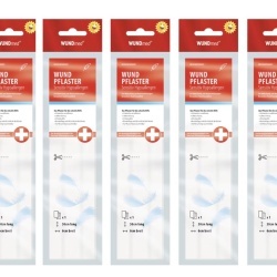 Set 5 x Plasture Sensitiv si Hipoalergenic WundMed, 0.5m x 6cm, Prietenos cu Pielea, Respirabil