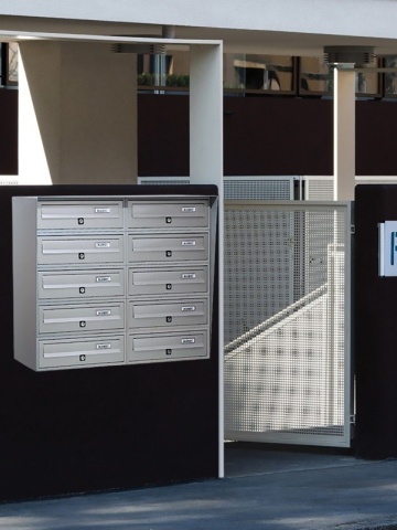 Casete postale in set de 10 unitati/apt model SLIM