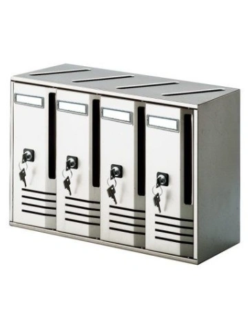 Cutii posta din aluminiu anodizat 4 Posti