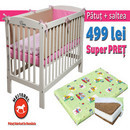 Pachet PROMOTIONAL patut simplu Mos Ene si saltea c–b–c 7 cm