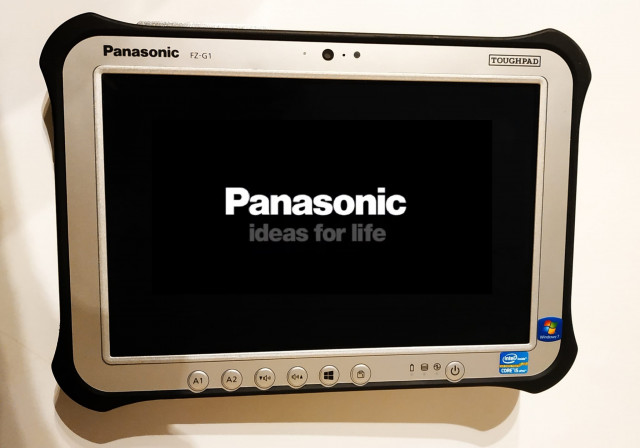 Tableta militara Panasonic Toughbook FZ-G1, slot internet 4G, CPU