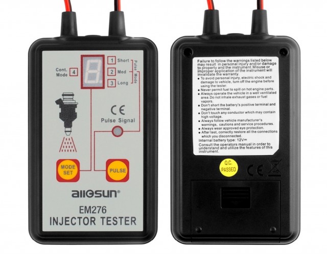 Tester injectoare Original Allsun EM276 Car Fuel Injector System