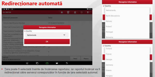 Licenta OBFCM Launch X431 Europa, dispozitiv de monitorizare a ...