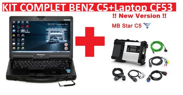 Tester C5 Mercedes Benz MB STAR v.2025 XENTRY SD Connect Compact +