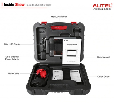 Autel MaxiCOM MK808S PROMOTIE - Tester auto multimarca profesional original Autel pentru turisme si autoutilitare la pret accesibil - Img 3