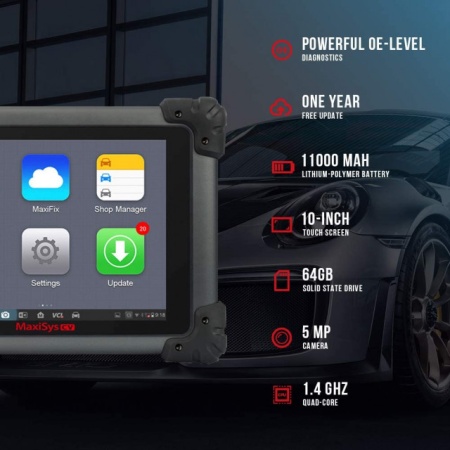 Autel Maxisys MS908CV 24V Tester Auto Multimarca pentru Camioane Original 100% - Img 5