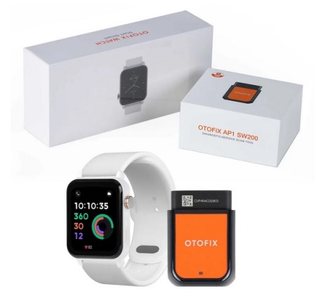 Ceas Inteligent / Smartwatch OTOFIX modelul cu VCI, 3-în-1: Cheie inteligentă+Ceas inteligent+Telefon inteligent, Comandă vocală, Blocare/deblocare uși, Telecomandă portbagaj + Bluetooth, Ritm cardiac, Giroscop, Monitorizare Somn - Img 8