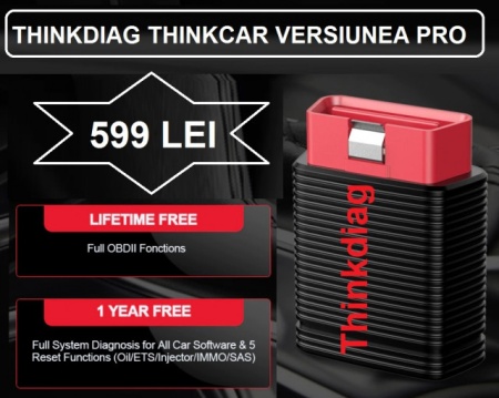 Interfata auto THINKCAR Pro Bluetooth IOS Android full software diagnoza auto, 12 luni update online, 5 functii de reset incluse - Img 6