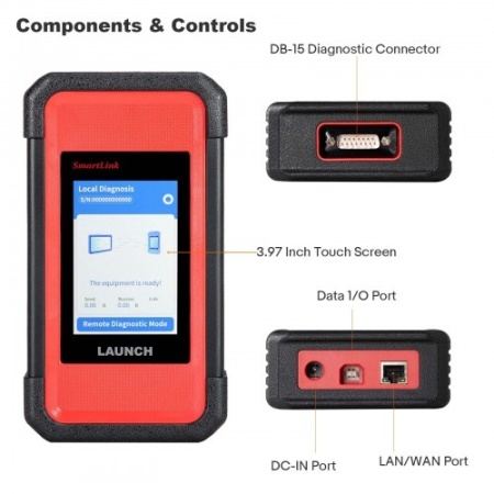 Interfata Launch 4in1 Turisme+Autoutilitare+Camioane+Utilaje X431 V+ / Generatia V5.0 SmartLink C HD, Diesel&amp;Benzina, 12V&amp;24V Bi-Directional Tester Auto Profesional, Codare ECU, Suport CANFD &amp;DOIP, J2534 Programare Activa (Limba ROMANA) - Img 5