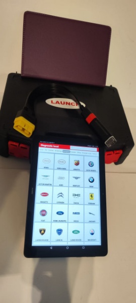 Kit Interfata auto Launch X431 Easydiag Dbscar6/DS402 + Tableta Android 10.1 inch pentru Turisme + Autoutilitare 12V, Limba Romana, OBFCM activ, CANFD, Adas, Immo, Launch Database HaynesPro - Img 8