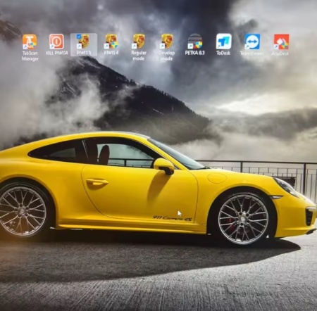 Kit Interfata diagnoza auto tester Porsche Piwis4 V42.9XX, Tester Profesional Generatia noua T6PT3G CANFD DolP OEM TabScan, Tableta/Laptop Inclus - Img 2