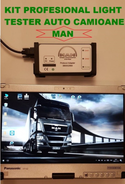 MAN LIGHT Tester Profesional pentru camioane Man Cats II v14.01 (Laptop/Tableta Inclusa) - Img 6