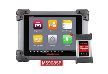 New AUTEL MaxiSYS Pro MS908S Versiune Europa 64Gb Tester Auto Universal cu WI-FI Original 100% - Img 2
