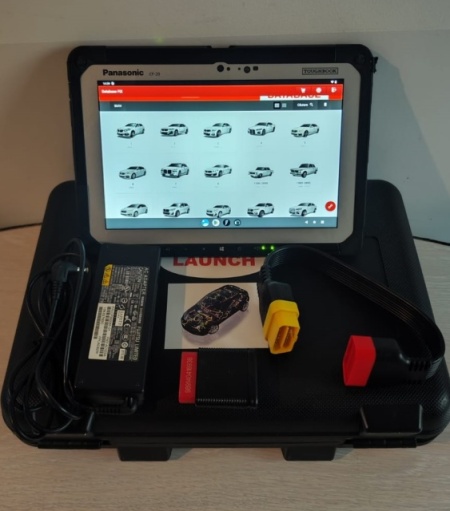 Oferta Kit Tester Diagnoza Auto LAUNCH V+ Easydiag &amp; Tableta Thoughbook Panasonic Cf20 I5, 8/256 Gb, Service Auto: Diagnoza, Programari, Functii Speciale, Program coduri eroare, Distributii, Cupluri strangere, Manopera, Gratuit 12 luni Update Online - Img 5