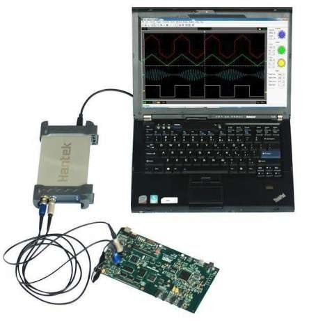 Osciloscop Hantek 6022BL PC USB 2 Digital Channels 20MHz Bandwidth 48MSa/s Sample Rate 16 Channels Logic Analyzer - Img 4
