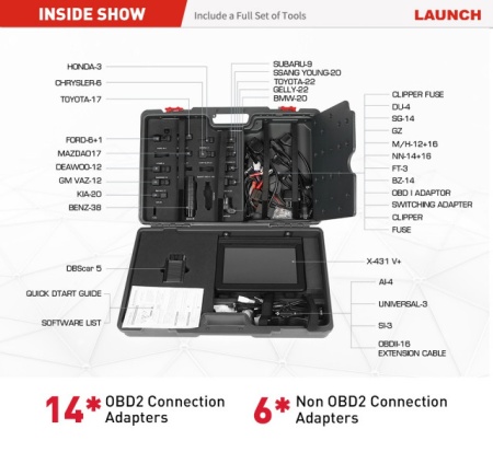 Promotie Buy-BACK ! NOUL Launch X431 V+ Plus Original Wifi/Bluetooth Tableta Toughbook 10.10 inch Tester Auto Profesional Service 2 ani update online - Img 7