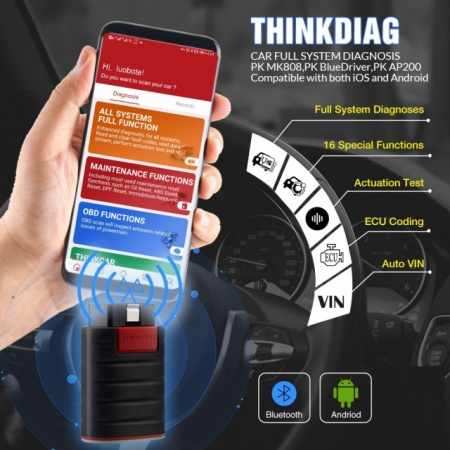 Promotie ! Interfata Auto Launch X431 Thinkdiag PRO Kit Tester/Diagnoza+Tableta Huawei 10" - Img 8