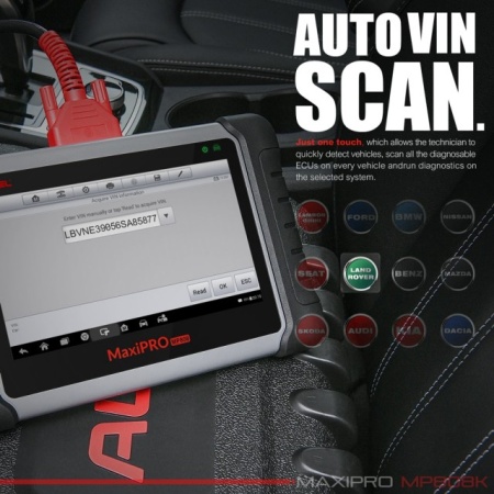Autel MaxiPRO MP808 Tester Diagnoza auto Profesional original - Update ONLINE, EOBD/OBFCM ACTIV - Img 2