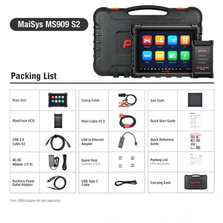 Autel MaxiSys MS909S2 Tester auto profesional MaxiFlash VCI Tableta 11 inch, 12/256 Gb codare ECU superior Autel MS909 standard, limba romana activabila, 2 ani Update Online, Licenta Nelimitata - Img 6
