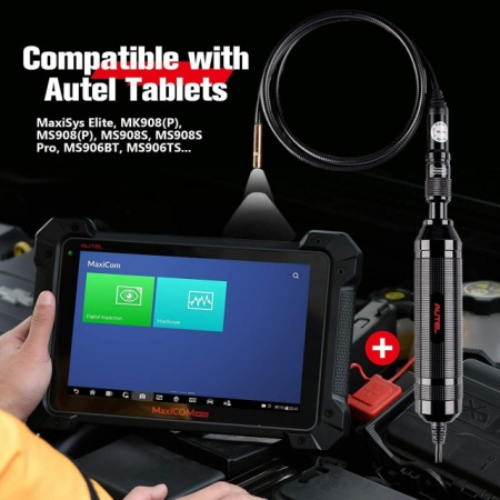Autel MV105S Endoscop / Videoscop profesional, camera de inspectie digitala Autel cu diametru de 5.5mm, Uz Auto, Industrial, Agricultura, Instalatii Sanitare, Conducte/Tevi - Img 4