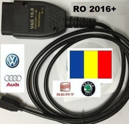 Cablu interfata diagnoza auto gama Vag 16.8/17.8 Limba Romana Full Chip Data 100% - Img 5