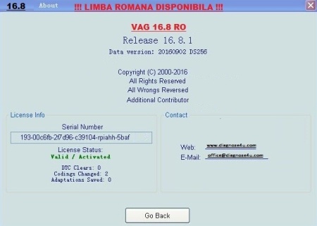 Cablu interfata VCDS diagnoza auto gama Vag 17.8 Limba Romana Full Chip Data 100% - Img 3