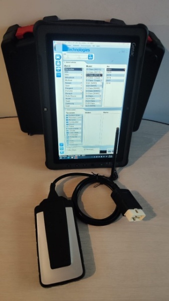 Kit Tester auto 3in1 Multimarca Turisme+Autoutilitare+Camioane, Tableta Getac F110 Touchscreen 11.6 Inch in Limba Romana, Full Activat - Img 6