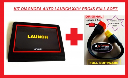 Kit Tester Auto LAUNCH Easydiag Pro4S + Tableta Originala Launch X431 Thoughbook 10.1 inch, 2 ani Update Online, HaynesPro Launch X431 - Img 8