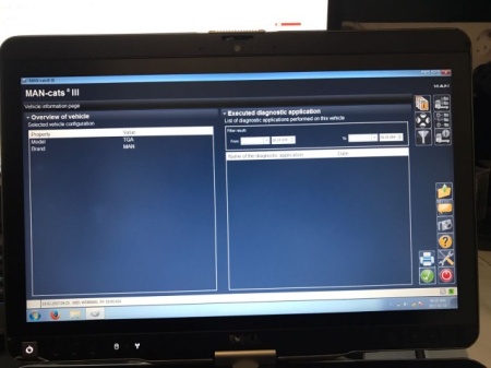 MAN T427 MCIII (MAN CATS v.2021/2024/Online) => Noua interfata profesionala pentru camioanele Man, Aparat ORIGINAL, poate functiona offline sau online - Img 2