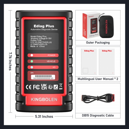 Noua Interfata Ediag Plus TOATE mărcile de mașini incluse, Protocolul Canfd Activ, Codare ECU, 12 luni Update online - Img 6