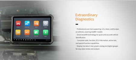 OTOFIX EvoScan Ultra Professional Diagnostics Tool - Tester Auto Multimarca Profesional, Control Bidirectional , 40 + Functii Speciale Service Auto, Full Diagnoza auto completa nivel OEM - Img 3