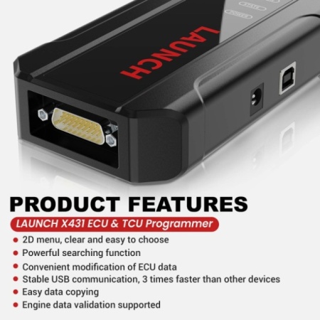 Programator Launch X431 ECU &amp; TCU versiunea Standalone pentru PC Citire/Scriere, Checksum Correction, IMMO OFF, Data Processing, Anti-Theft Shutdown - Img 6