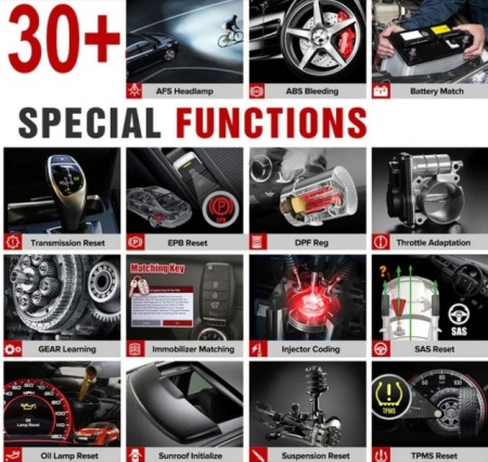 PROMOTIE Diagnoza Auto Launch X431 V+ V4.0, 2 ani Update Online, Tester multimarca profesional,Tableta 10.1 inch, OBFCM, Canfd, Functii Speciale, Codari ECU, Programari Offline &amp; Online, Licenta Nelimita - Img 8