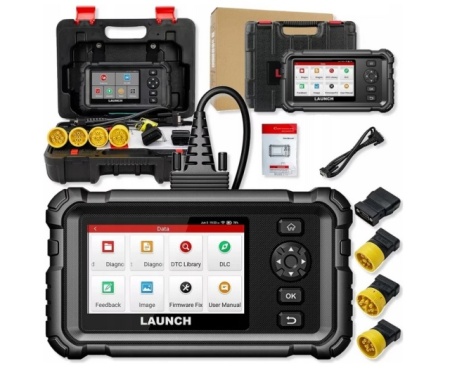 Tester Auto Camioane 24V, LAUNCH Creader Profesional 129 HD, Tableta Inclusa, Diagnoza Multimarca, 7 Functii Speciale, Camioane, Autobuze, Utilaje Constructii / Agricultura, Update 2 ani - Img 7