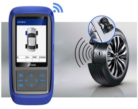 Tester auto monitorizare presiune pneuri / anvelope XTOOL TP150 315&amp;433 MHZ - Img 6