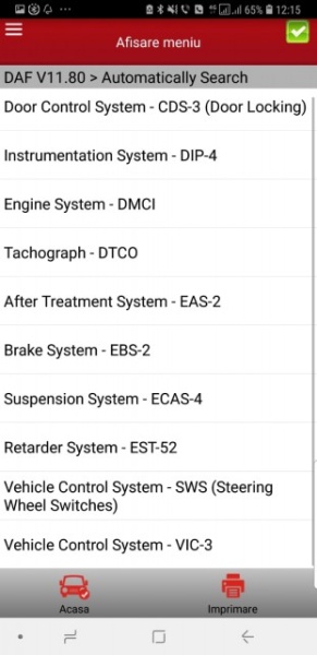 Tester camioane DAF VCI Lite (X431) Professional Truck Diagnose Tool Replaces DAF VCI 560 - Img 5