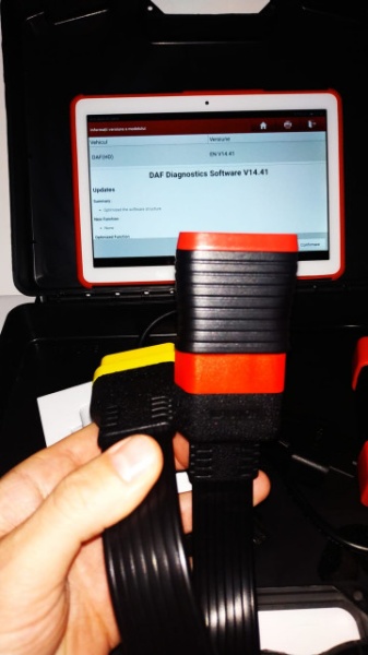 Tester camioane DAF VCI Lite (X431) Professional Truck Diagnose Tool Replaces DAF VCI 560 - Img 7