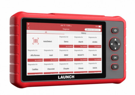 Tester diagnoza auto LAUNCH X431 CRP909X/CRP909E, Full Kit Tableta Originala Inclusa, Multimarca