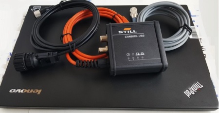 Tester profesional STILL Forklift Canbox-USB 2 model profesional, laptop inclus - Img 3