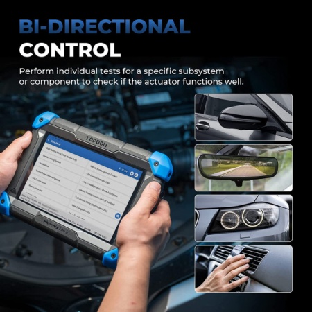TOPDON Phoenix Lite 2, Tester Auto Profesional Wireless, control bidirecțional, codare ECU, diagnosticare completa a sistemelor, peste 28 de servicii de resetare, Update gratuit online 2 ani - Img 6
