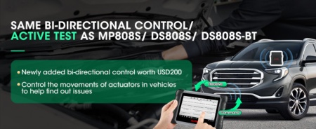 AUTEL MK808K-BT PRO Tester auto profesional, Android 11, display 7 inch, 4GB RAM + 64GB stocare, Codare ECU, Diagnoza Multimarca, 36+ Functii Speciale, Bidirectional control, acumulator 5000Mah, comunicare Bluetooh, limba Romana - Img 3