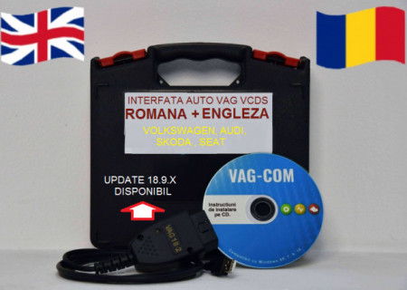 Cablu interfata diagnoza auto gama Vag 18.9 Pro Limba Romana, Maghiara, Engleza, Germana Full Chip Data 100%