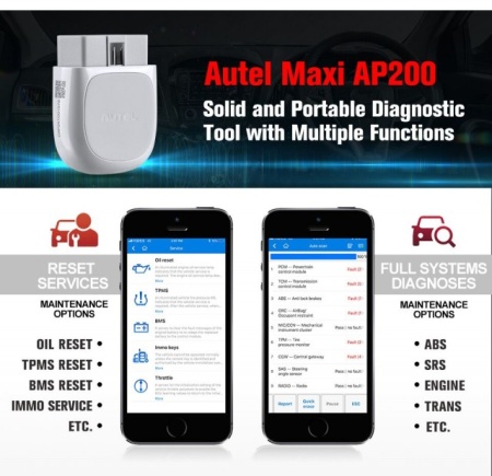 Interfata diagnoza auto Easydiag Autel MaxiAP AP200 Bluetooth OBD2, 1xSoft Gratuit! - Img 4
