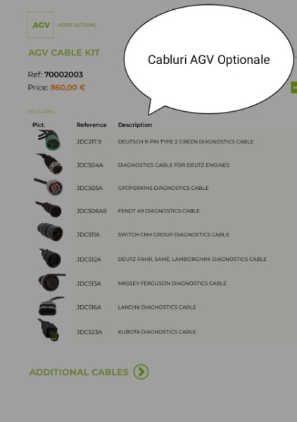 Jaltest Kit Diagnoza Masini Agricole (AGV) Diagnostic Set - Img 7