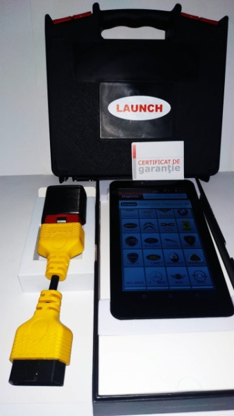 Kit Economic Interfata Auto LAUNCH PRO5S X431 V+ Scan Easydiag + Tableta Android 7", Full activa Diagnoza, Programari, Functii Speciale, OBFCM, HaynesPro, 12 luni Update Online - Img 2